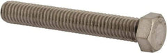 Value Collection - 7/16-14 UNC, 3" Length Under Head Hex Head Cap Screw - Fully Threaded, Grade 316 Stainless Steel, Uncoated, 5/8" Hex - Americas Industrial Supply