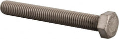 Value Collection - 1/2-13 UNC, 4" Length Under Head Hex Head Cap Screw - Fully Threaded, Grade 316 Stainless Steel, Uncoated, 3/4" Hex - Americas Industrial Supply