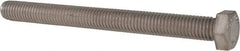 Value Collection - 1/2-13 UNC, 5-1/2" Length Under Head Hex Head Cap Screw - Fully Threaded, Grade 316 Stainless Steel, Uncoated, 3/4" Hex - Americas Industrial Supply