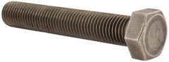 Value Collection - 1-8 UNC, 6" Length Under Head Hex Head Cap Screw - Fully Threaded, Grade 316 Stainless Steel, Uncoated, 1-1/2" Hex - Americas Industrial Supply