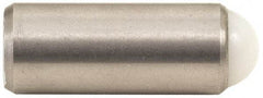 Gibraltar - 0.284" Body Length x 1/8" Body Diam, 0.75 Lb Init to 2.5 Lb Final End Force, Steel Press Fit Ball Plunger - 0.093" Ball Diam, 0.035" Max Ball Reach, +0.0010; +0.0020" Tolerance - Americas Industrial Supply