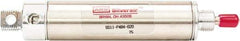 ARO/Ingersoll-Rand - 1" Stroke x 1-1/16" Bore Single Acting Air Cylinder - 1/8 Port, 5/16-24 Rod Thread, 200 Max psi, -40 to 160°F - Americas Industrial Supply