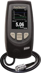 Made in USA - 0 to 250 mil Color LCD Coating Thickness Gage - For Use with PosTector 200, 6000, DPM, SPG & UTG Probes - Americas Industrial Supply