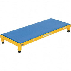 Vestil - 5" High x 19" Wide x 48" Deep, Yellow Step Stand - Steel, 500 Lb Capacity - Americas Industrial Supply