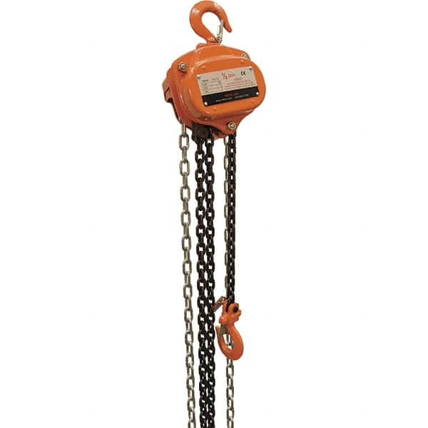 Vestil - 1,000 Lb Lifting Capacity, 10' Lift Height, Hand Hoist - Made from Chain - Americas Industrial Supply