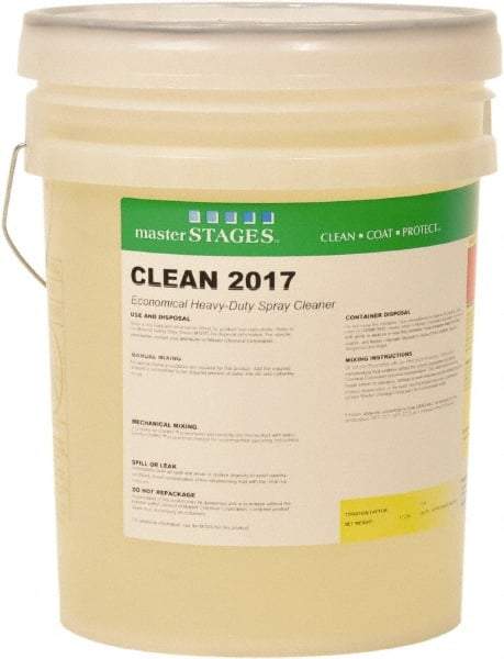 Master Fluid Solutions - 5 Gal Pressure Washing Spray Alkaline In-process Cleaners - Pail, Low Foam Formula - Americas Industrial Supply
