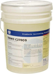 Master Fluid Solutions - Trim C270CG, 5 Gal Pail Cutting & Grinding Fluid - Synthetic, For Cutting, Grinding - Americas Industrial Supply