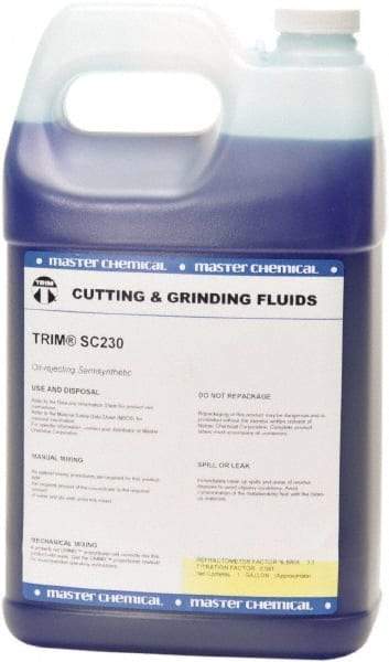 Master Fluid Solutions - Trim SC230, 1 Gal Bottle Cutting Fluid - Semisynthetic - Americas Industrial Supply