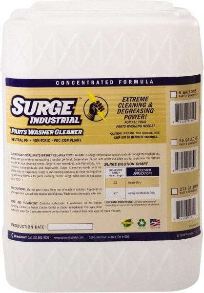 Surge Industrial - 5 Gal Pail Parts Washer Fluid - Water-Based - Americas Industrial Supply