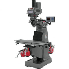 Jet - Knee Milling Machines Spindle Speed Control: Electronic Variable Speed Table Length (Inch): 9 - Americas Industrial Supply