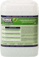 Surge Industrial - 5 Gal Bucket Cleaner/Degreaser - Liquid, Neutral pH, Unscented - Americas Industrial Supply
