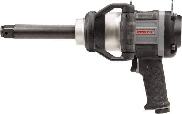 Proto - 1" Drive, 5,000 RPM, 2,500 Ft/Lb Torque Impact Wrench - Pistol Grip Handle, 900 IPM, 12 CFM, 90 psi, 1/2" NPT Inlet - Americas Industrial Supply