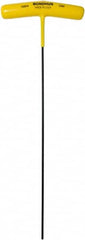 Bondhus - 5/64" Hex, T-Handle Cushion Grip, Hex Key - 229mm OAL, Inch System of Measurement - Americas Industrial Supply