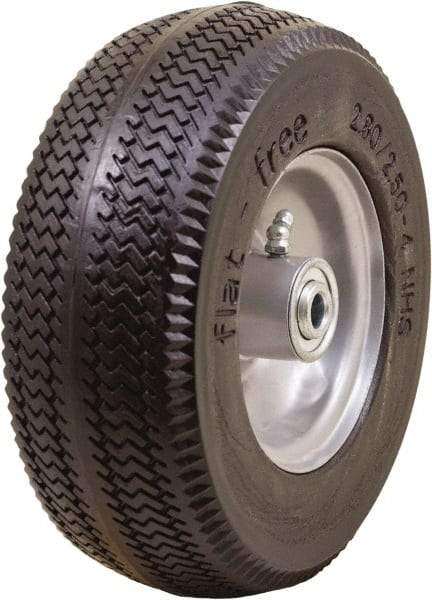 Marathon Industries - 3-1/64" Wide x 8-1/2" High x 4" Deep Sawtooth Flat Free Hand Truck Tire - 275 Lb Load Capacity - Americas Industrial Supply