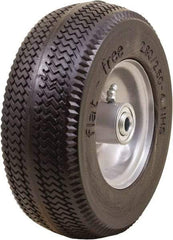 Marathon Industries - 3-1/64" Wide x 8-1/2" High x 4" Deep Sawtooth Flat Free Hand Truck Tire - 275 Lb Load Capacity - Americas Industrial Supply