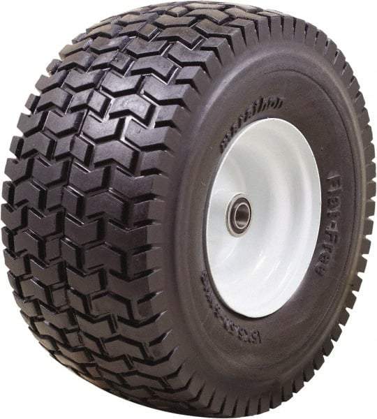 Marathon Industries - 6-7/64" Wide x 15" High x 7" Deep Turf Flat Free Hand Truck Tire - 500 Lb Load Capacity - Americas Industrial Supply