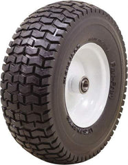 Marathon Industries - 4-1/2" Wide x 13" High x 7" Deep Turf Flat Free Hand Truck Tire - 400 Lb Load Capacity - Americas Industrial Supply
