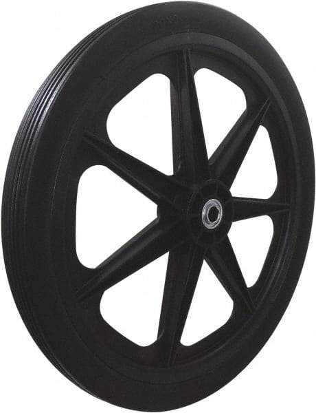 Marathon Industries - 1-27/32" Wide x 20" High x 2" Deep Flat Free Hand Truck Tire - 250 Lb Load Capacity - Americas Industrial Supply