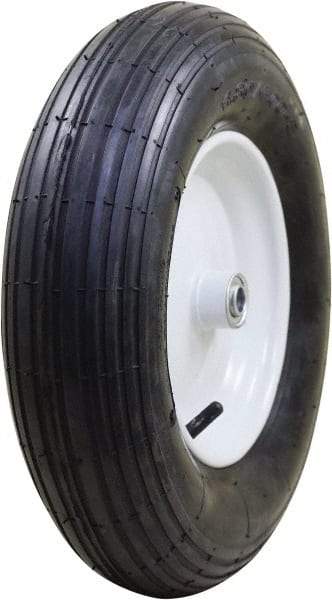 Marathon Industries - 3-25/64" Wide x 15-1/2" High x 4" Deep Pneumatic Hand Truck Tire - 400 Lb Load Capacity - Americas Industrial Supply