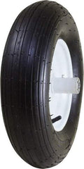 Marathon Industries - 3-25/64" Wide x 15-1/2" High x 6" Deep Pneumatic Hand Truck Tire - 400 Lb Load Capacity - Americas Industrial Supply