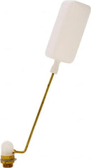 Control Devices - 3/8" Pipe, Brass, Angle Pattern-Single Seat, Mechanical Float Valve - 125 psi, MIP End Connections - Americas Industrial Supply