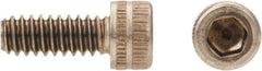 Made in USA - #10-24 UNC Hex Socket Drive, Socket Cap Screw - Grade A-286 Alloy Steel, Passivated Finish, Fully Threaded, 3/8" Length Under Head - Americas Industrial Supply