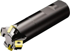 Sandvik Coromant - 1.02" Cut Diam, 1" Arbor Hole, 0.3041" Max Depth of Cut, 15° Indexable Chamfer & Angle Face Mill - 3 Inserts, 495-09T3M-XL Insert, Right Hand Cut, Through Coolant, Series CoroMill 495 - Americas Industrial Supply