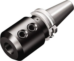 Sandvik Coromant - 40;50;50 System Size, Modular Tool Holding System Adapter - 115mm Projection, 90mm Body Diam, 8.5354" OAL, Through Coolant - Exact Industrial Supply