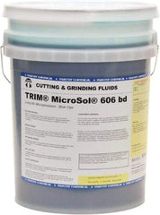 Master Fluid Solutions - Trim MicroSol 606 bd, 5 Gal Pail Cutting & Grinding Fluid - Semisynthetic - Americas Industrial Supply