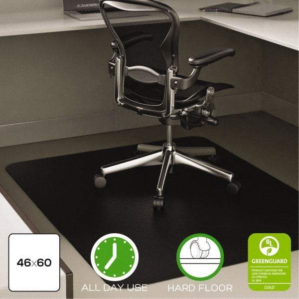 Deflect-o - 53" Long x 45" Wide, Chair Mat - Rectangular, Straight Edge Style - Americas Industrial Supply