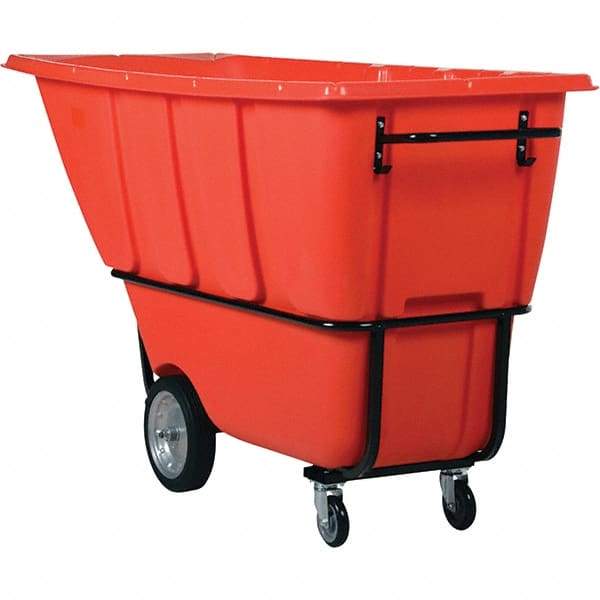 Vestil - 2,100 Lb Load Capacity, Polyethylene Tilt Truck - 32" Wide x 73" Long x 43" High - Americas Industrial Supply
