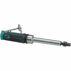 Dynabrade - 1/4" Collet, Straight Handle, Air Extended Length Die Grinder - 25,000 RPM, Front Exhaust, 20 CFM, 0.4 hp, 90 psi, 1/4" Inlet - Americas Industrial Supply