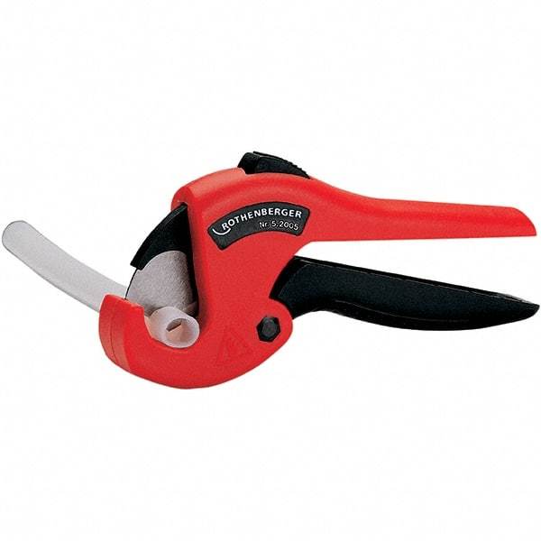 Rothenberger - 1" Pipe Capacity, Tube & Pipe Cutter - Cuts Plastic, PVC, CPVC, 8" OAL - Americas Industrial Supply