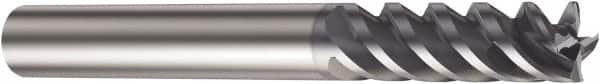Sandvik Coromant - 3/8", 4 Flute, Solid Carbide, 1/32" Corner Radius End Mill - 3-1/2" OAL, 50° Helix, 1-1/8" LOC - Americas Industrial Supply