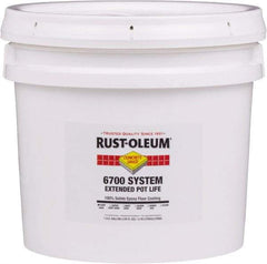 Rust-Oleum - 2 Gal Pail Super Light Gray Epoxy Floor Coating - 100 Sq Ft/Gal Coverage, <100 g/L g/L VOC Content, Low Odor & Low VOC - Americas Industrial Supply