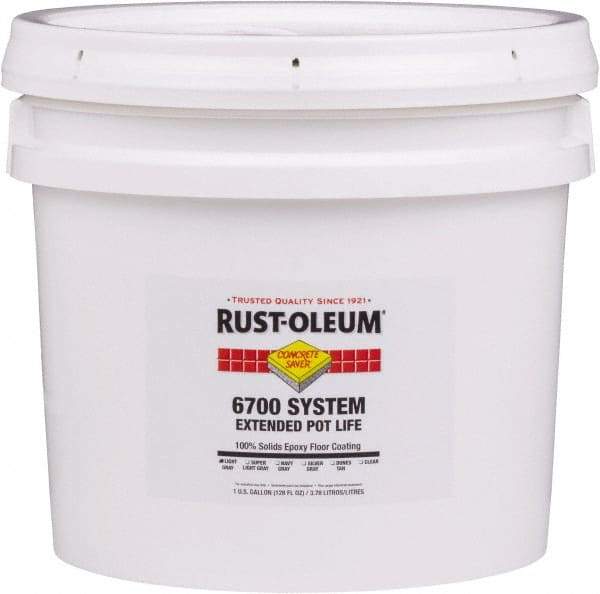 Rust-Oleum - 1 Gal Clear Epoxy Floor Coating - Low Odor & Low VOC - Americas Industrial Supply