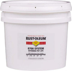 Rust-Oleum - 2 Gal Pail Dunes Tan Epoxy Floor Coating - 100 Sq Ft/Gal Coverage, <100 g/L g/L VOC Content, Low Odor & Low VOC - Americas Industrial Supply