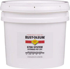 Rust-Oleum - 2 Gal Pail Clear Epoxy Floor Coating - 100 Sq Ft/Gal Coverage, <100 g/L g/L VOC Content, Low Odor & Low VOC - Americas Industrial Supply