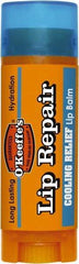 O'Keeffe's - 0.15 oz Moisturizing Cooling Relief Lip Balm - Comes in Tube, Fragrance Free - Americas Industrial Supply
