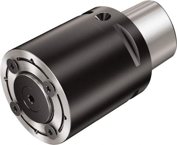 Sandvik Coromant - C6;X40;X40 System Size, Modular Tool Holding System Adapter - 90mm Projection, 80mm Body Diam, 5.1339" OAL - Exact Industrial Supply