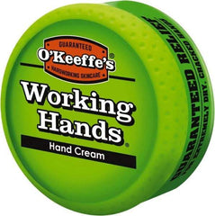 O'Keeffe's - 3.4 oz Moisturizing Hand Cream - Comes in Jar, Fragrance Free - Americas Industrial Supply