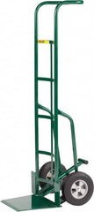Little Giant - 800 Lb Capacity 60" OAH Hand Truck - Continuous Handle, Steel, Solid Rubber Wheels - Americas Industrial Supply