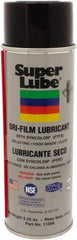 Synco Chemical - 5.25 oz Aerosol Can Dry Film Lubricant - White, -40°F to 500°F, Food Grade - Americas Industrial Supply