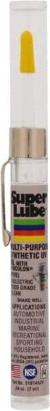 Synco Chemical - 7 mL Pen Oil with PTFE Direct Food Contact White Oil - Translucent, -45°F to 450°F, Food Grade - Americas Industrial Supply