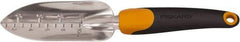 Fiskars - Handheld Transplanter - 6" Plastic Overmold Handle, Cast Aluminum Blade, 12" OAL - Americas Industrial Supply