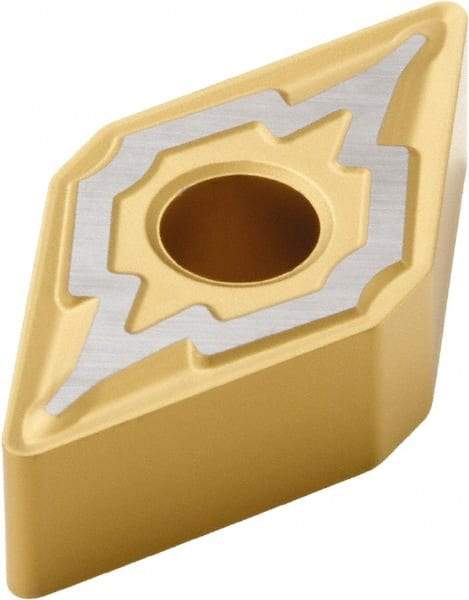 Seco - DNMG442 M3 Grade TP40 Carbide Turning Insert - TiC/TiCN/TiN Finish, 55° Diamond, 1/2" Inscr Circle, 1/4" Thick, 1/32" Corner Radius - Americas Industrial Supply