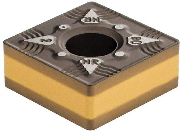 Iscar - SNMG542 NR Grade IC8250 Carbide Turning Insert - TiCN/Al2O3/TiN Finish, 90° Square, 5/8" Inscr Circle, 1/4" Thick, 1/32" Corner Radius - Americas Industrial Supply