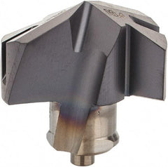 Iscar - Series ICM, 19.41mm Diam Grade IC908 140° Replaceable Drill Tip - Carbide, TiAlN Finish, 19 Seat Size - Americas Industrial Supply