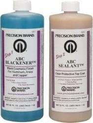 Precision Brand - 1 Quart Bottle ABC Blackener and Sealant Kit - (2) 32 Fluid Ounce Bottles - Americas Industrial Supply