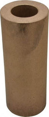 Made in USA - 2-1/2 Inch Outside Diameter x 6-1/2 Inch Long, Bronze Round Tube - 1-1/2 Inch Inside Diameter, Alloy SAE 841 Oil Impregnated Bronze, 6 Lb. Shipping Weight - Americas Industrial Supply